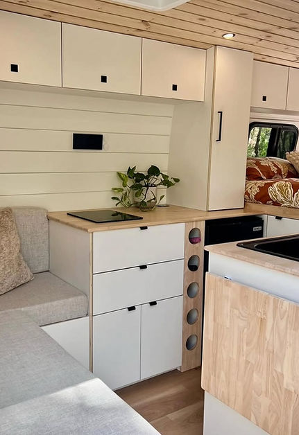 Matte Black Van Caravan drawer cupboard locking latch stagbit adventures