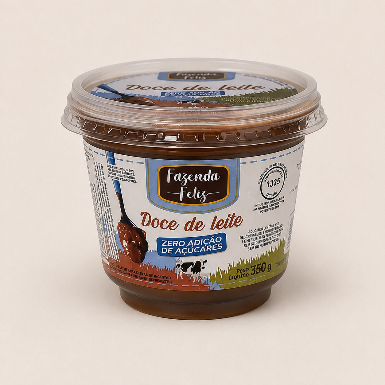 Doce de leite Zero Açúcar - Pote 350g