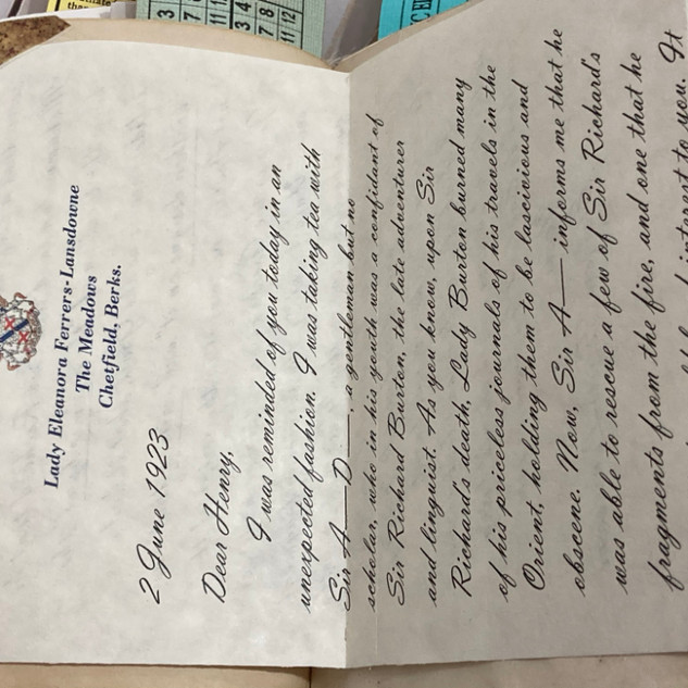 Lady E Letter