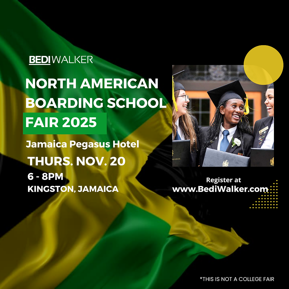 North American Boarding School Fair 2025 - Kingston, Jamaica