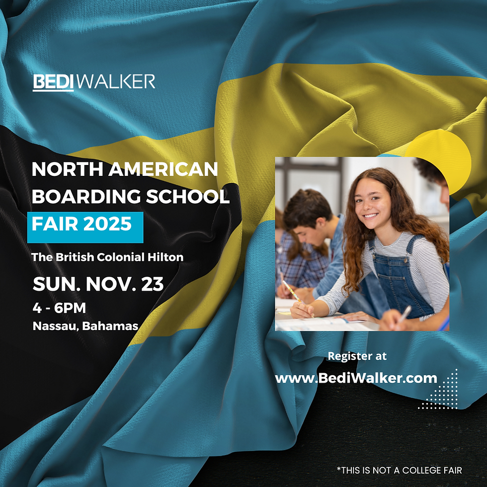 North American Boarding School Fair 2025 - Nassau, Bahamas