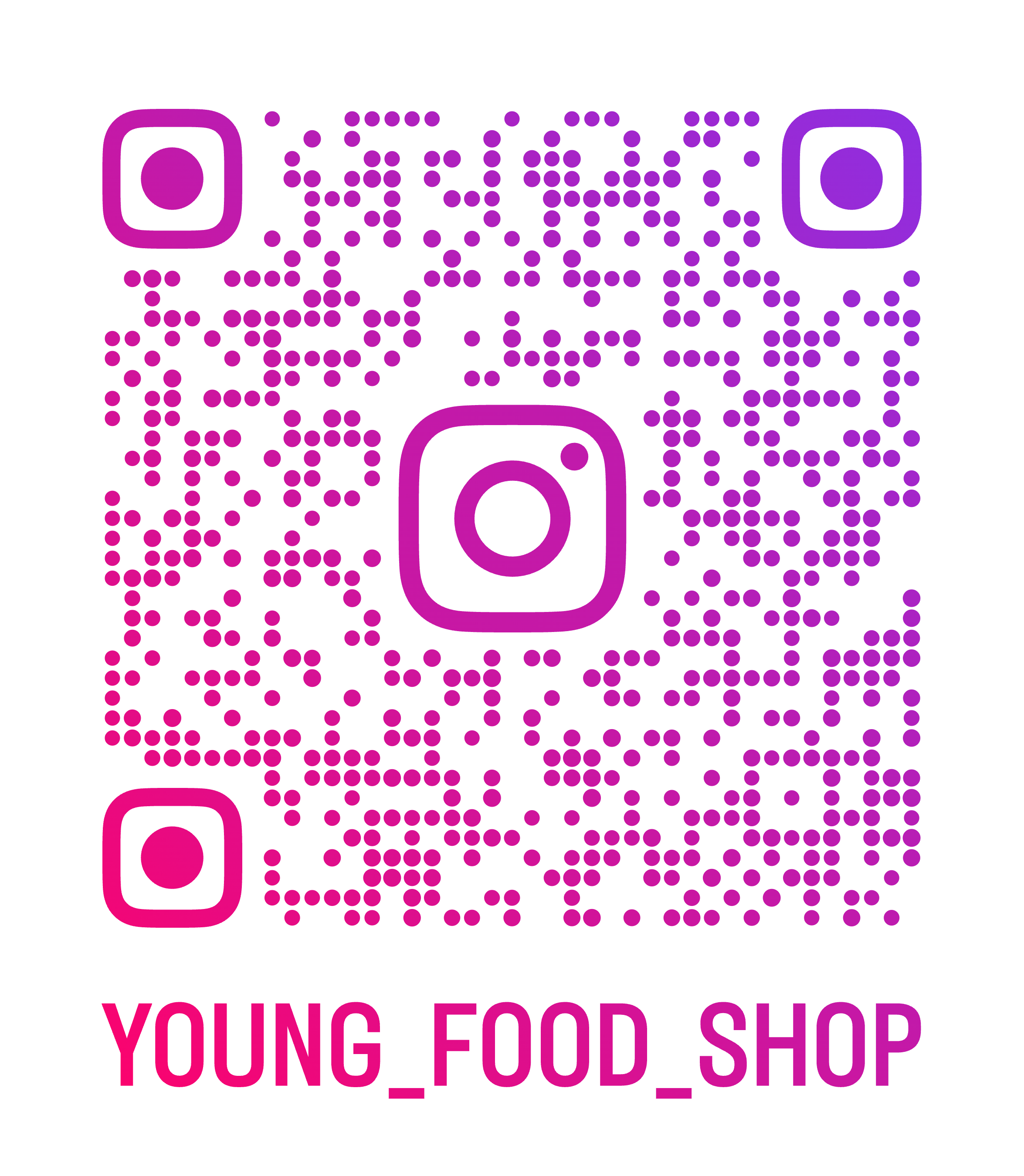 Instagram QR code for @young_food_shop