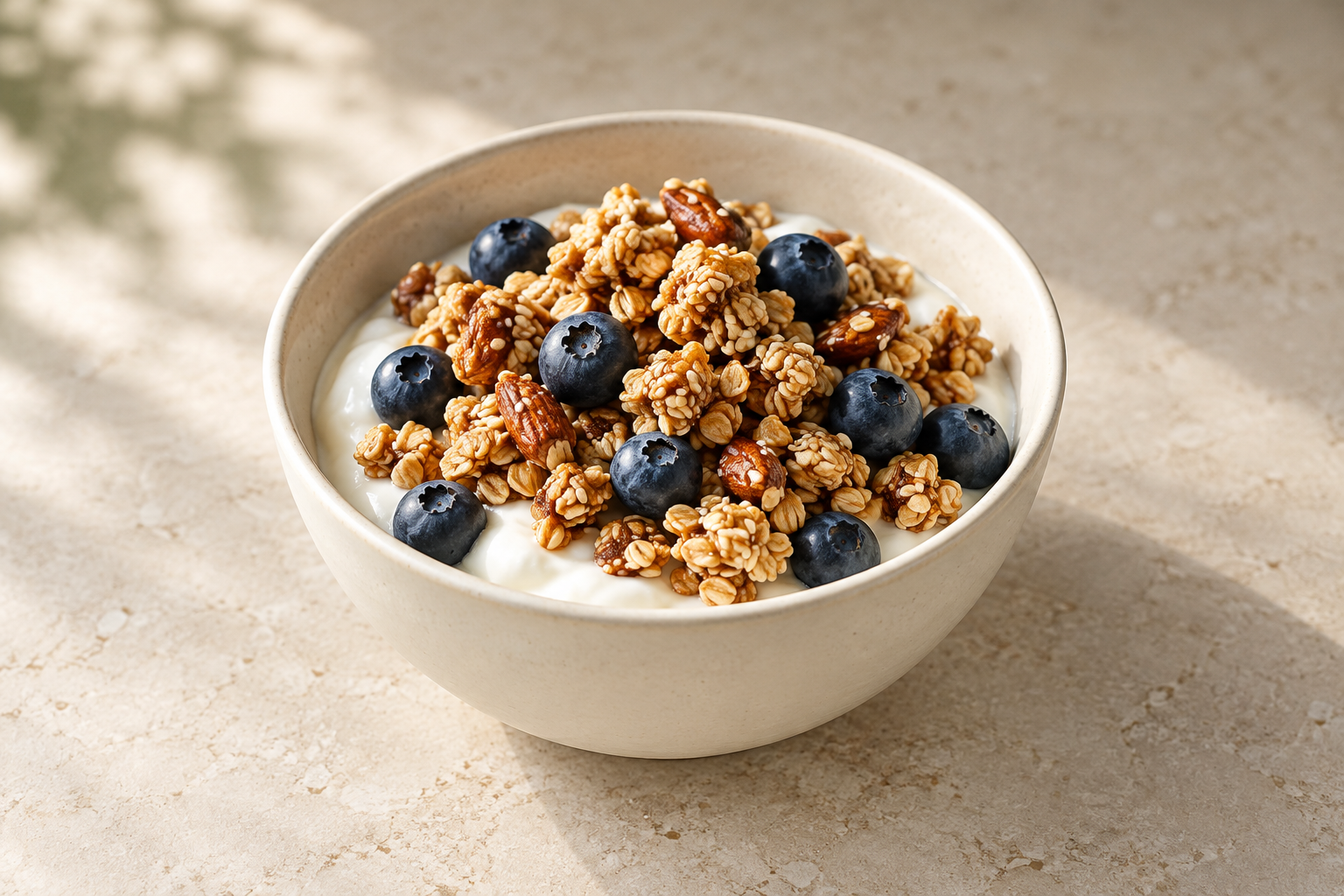 꿀참깨 오트 그래놀라볼 / Honey Sesame Granola Bowl