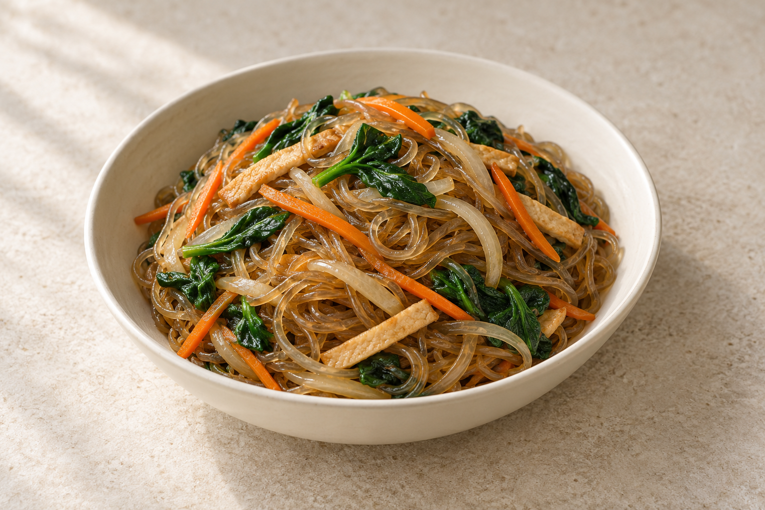 꿀간장 어묵 채소잡채 / Honey Soy Fish Cake Japchae