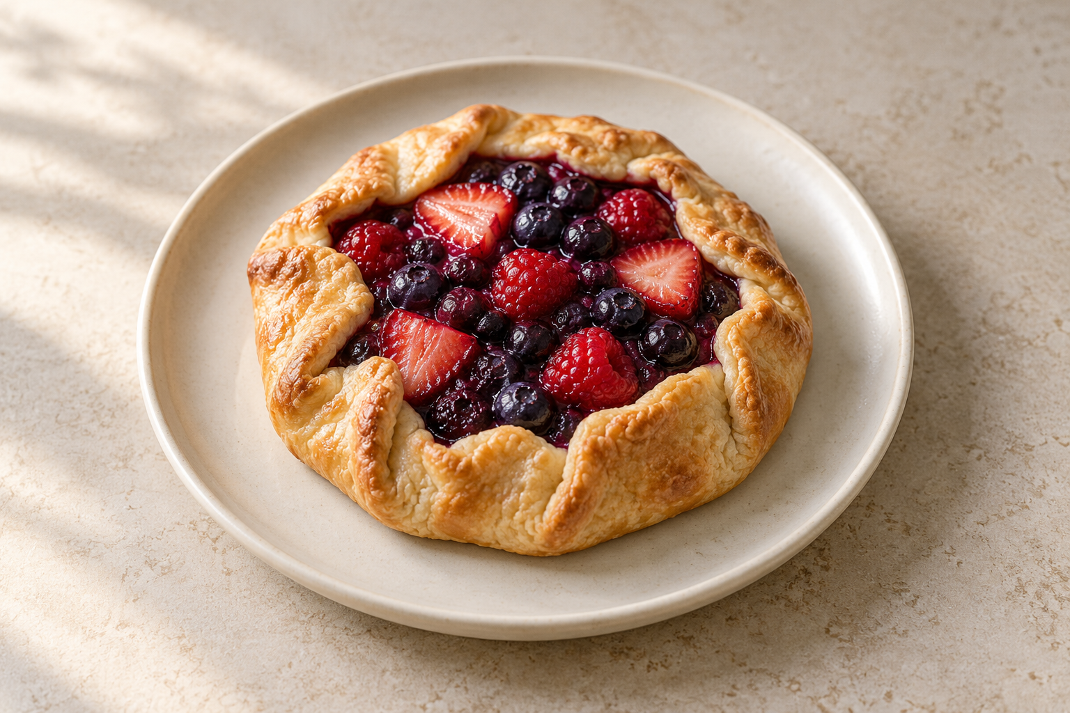 꿀베리 미니 갈레트 / Honey Berry Mini Galette