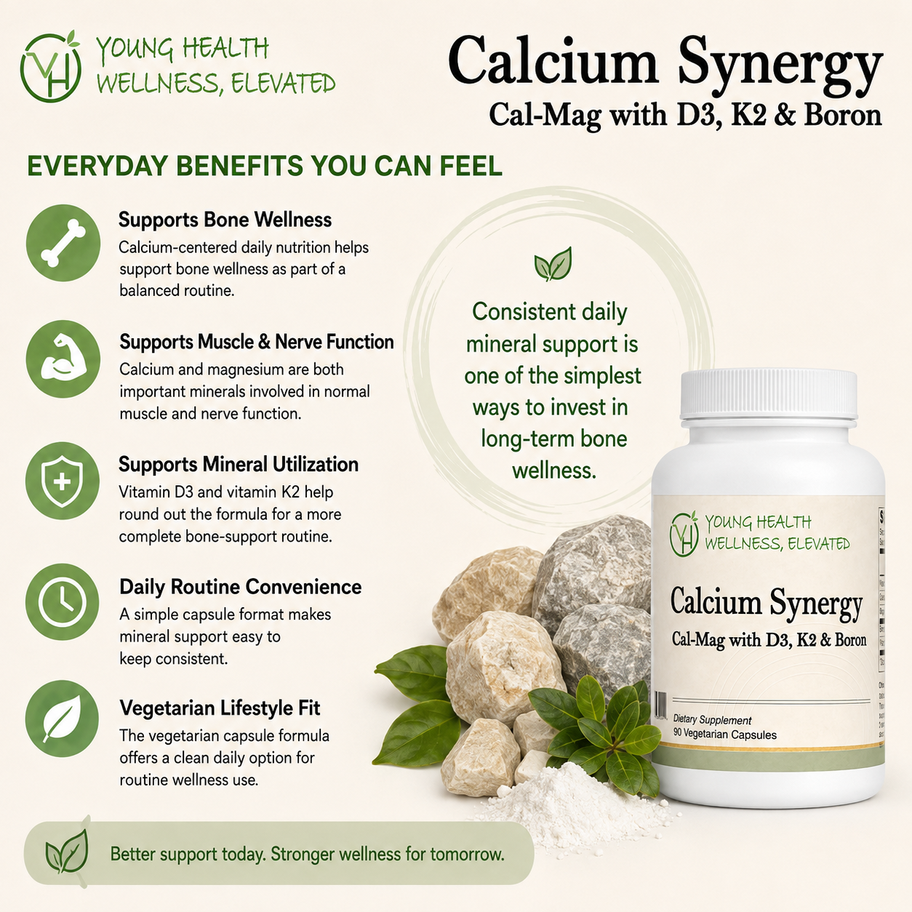 Calcium Synergy - Cal-Mag with D3, K2 & Boron — additional product view 5