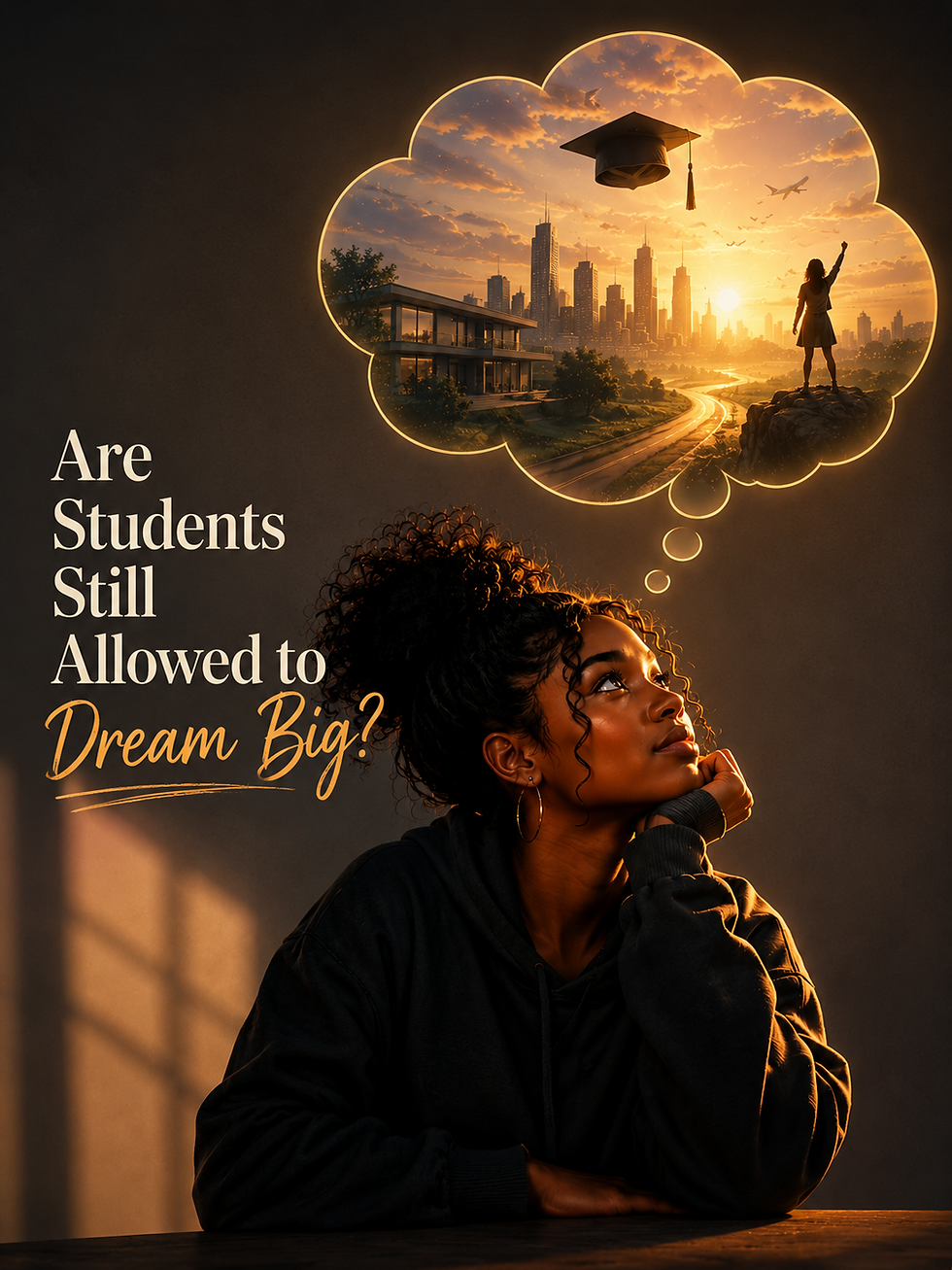 are students still allowed to dream big?
