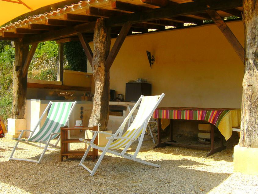 Auvent de la piscine