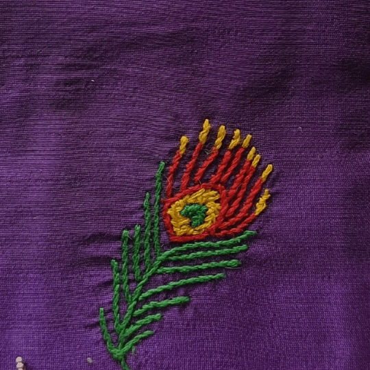Thumbnail: HAND EMBROIDERY | natural colours | organic cotton