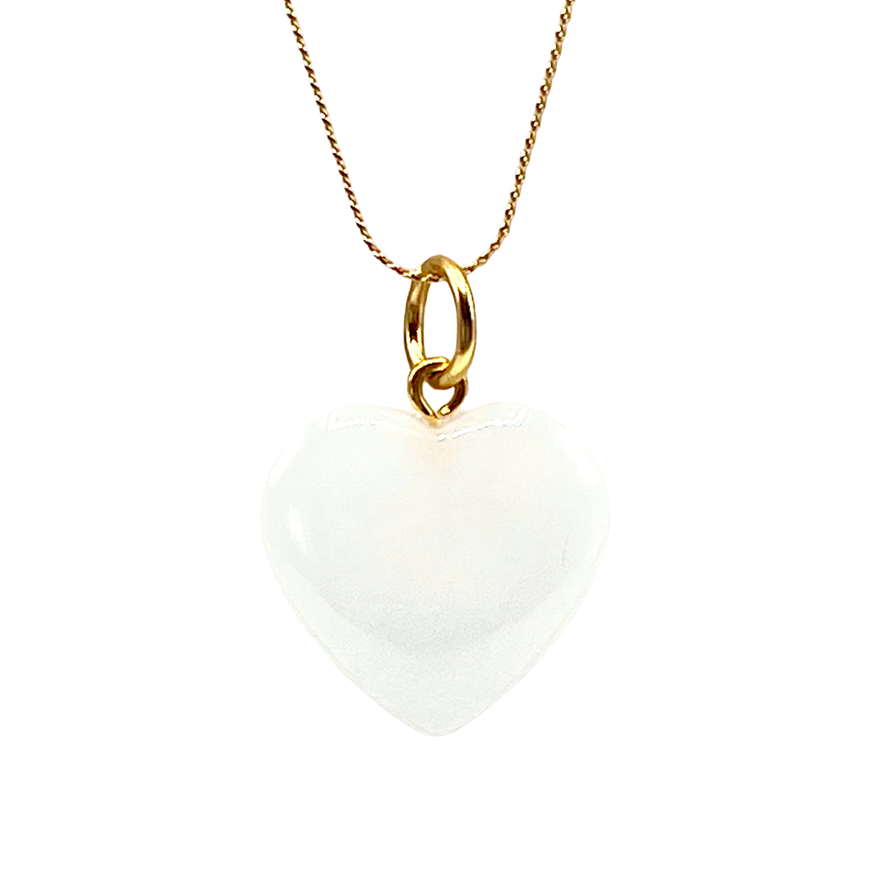 Pendentif Coeur Blanc