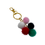 Miniature : Porte-Clés Doré - Pompons Multicolores