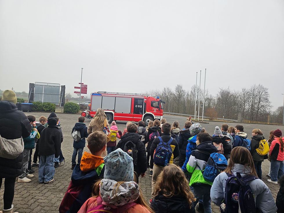 Ausflug zur Feuerwehr in Mendig