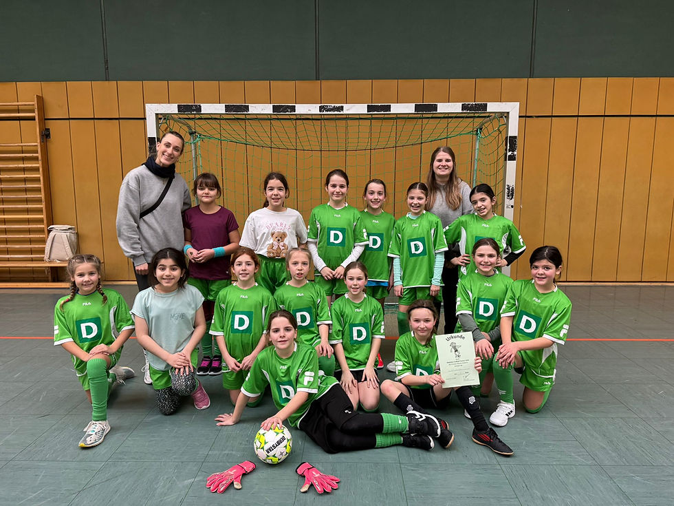 Hervorragender 1. Platz für die Mädchenmannschaft der Grundschule Mendig