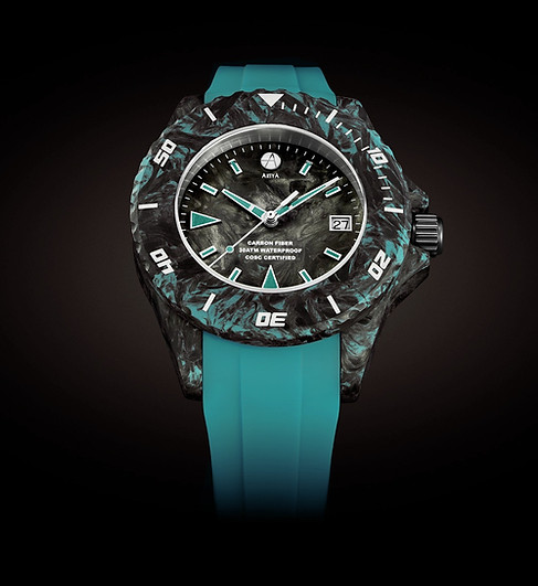 Raw Carbon divers yas collection ArtyA sports watch