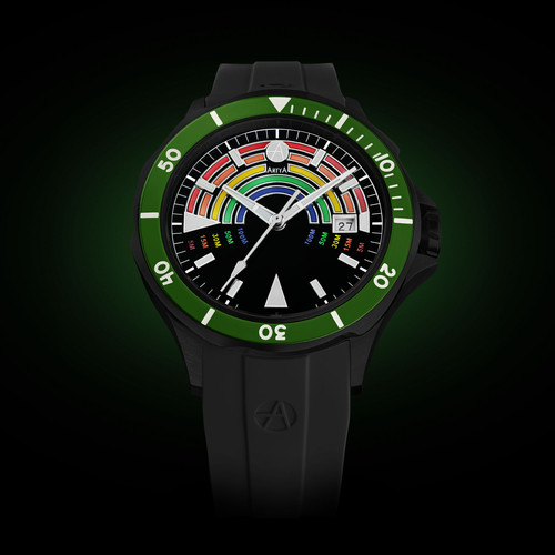 ArtyA Black Green Depth Gauge