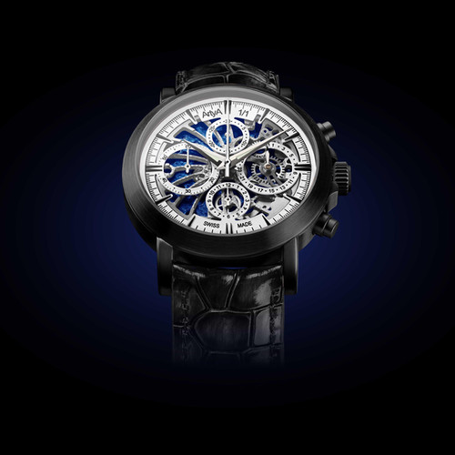 ArtyA White Steel Black Chrono II
