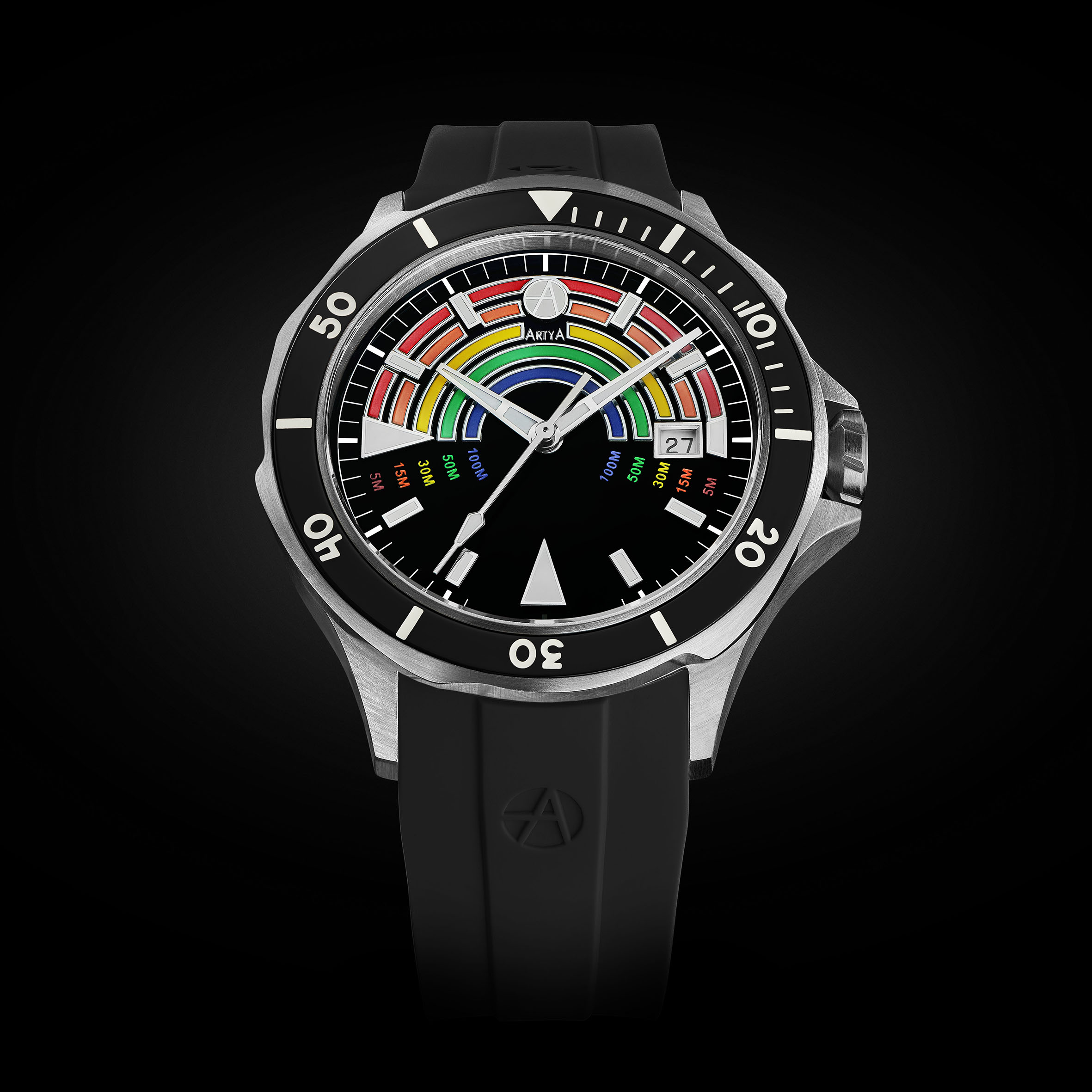Orologio ArtyA Depth Gauge Black