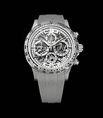 Carbon chronograph watch