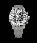 Carbon chronograph watch