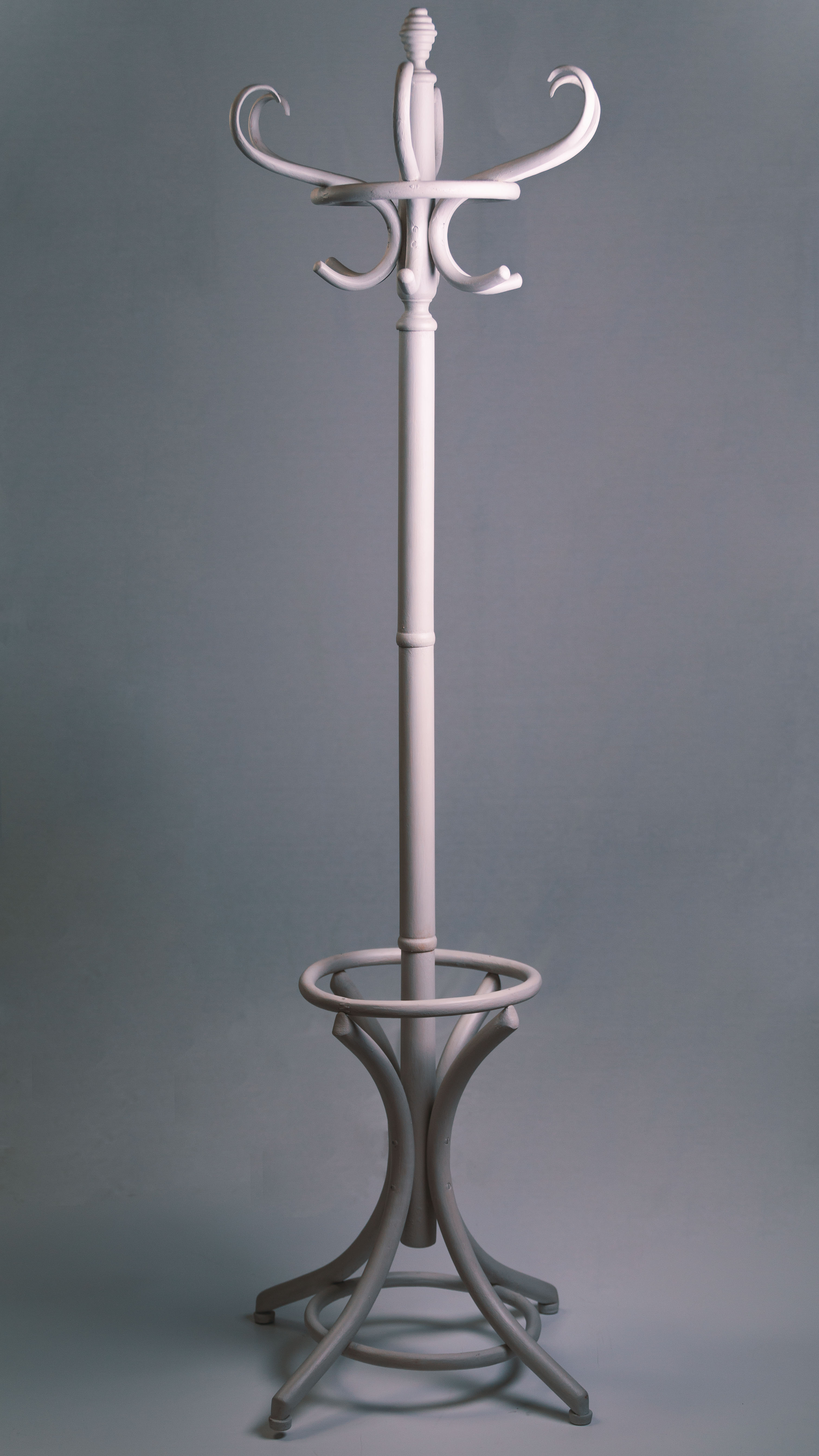 Winter Grey Wooden Coat Stand