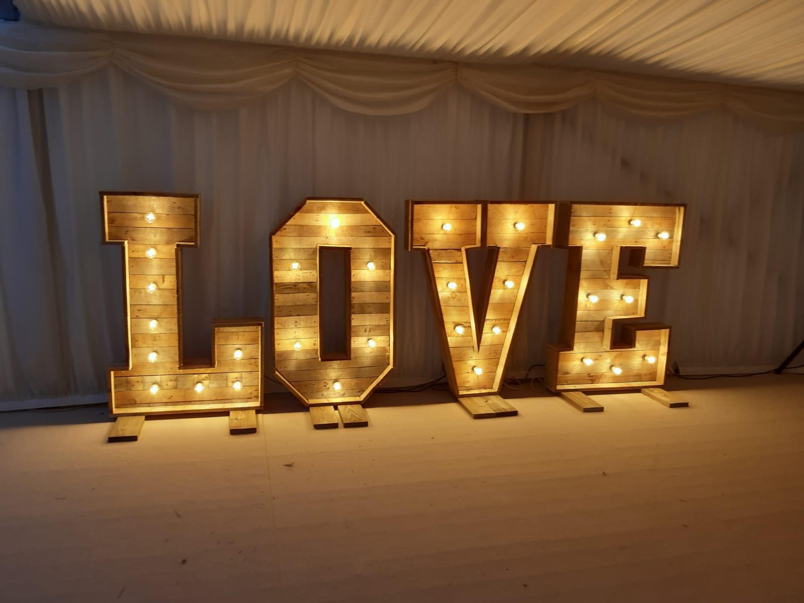 Love Light Up Letters