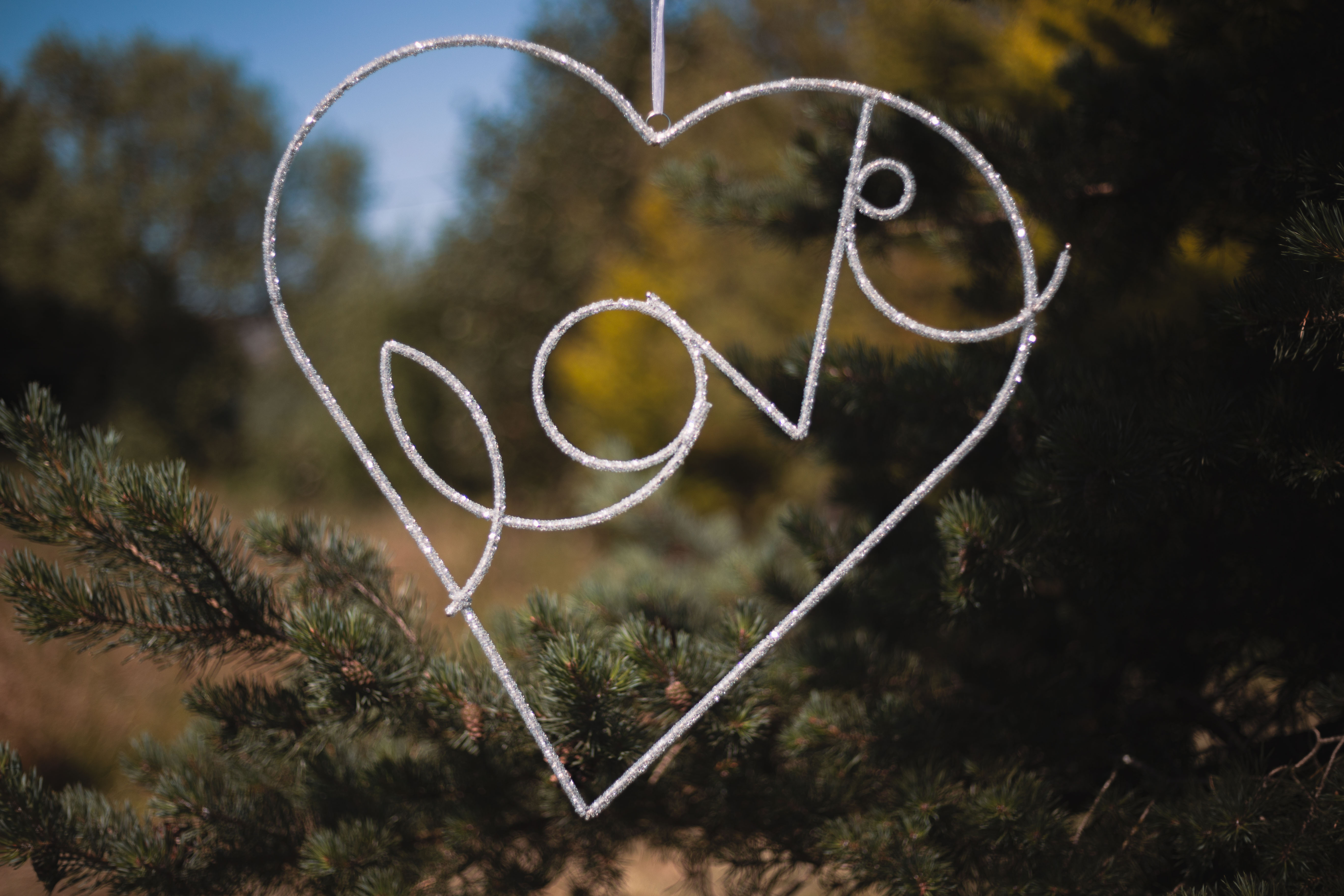 Love Heart Beaded Sign