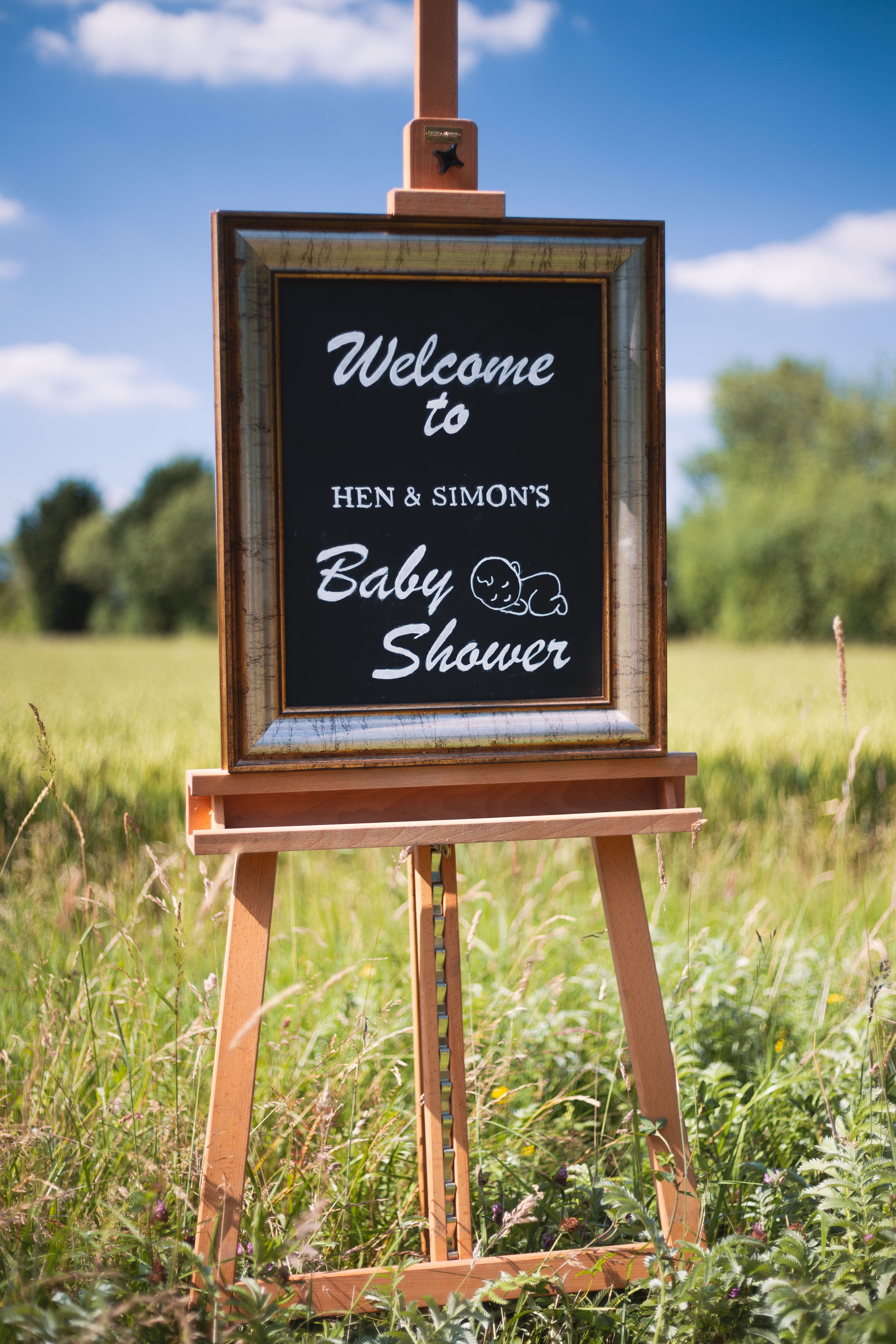 Personalised Chalkboard Sign