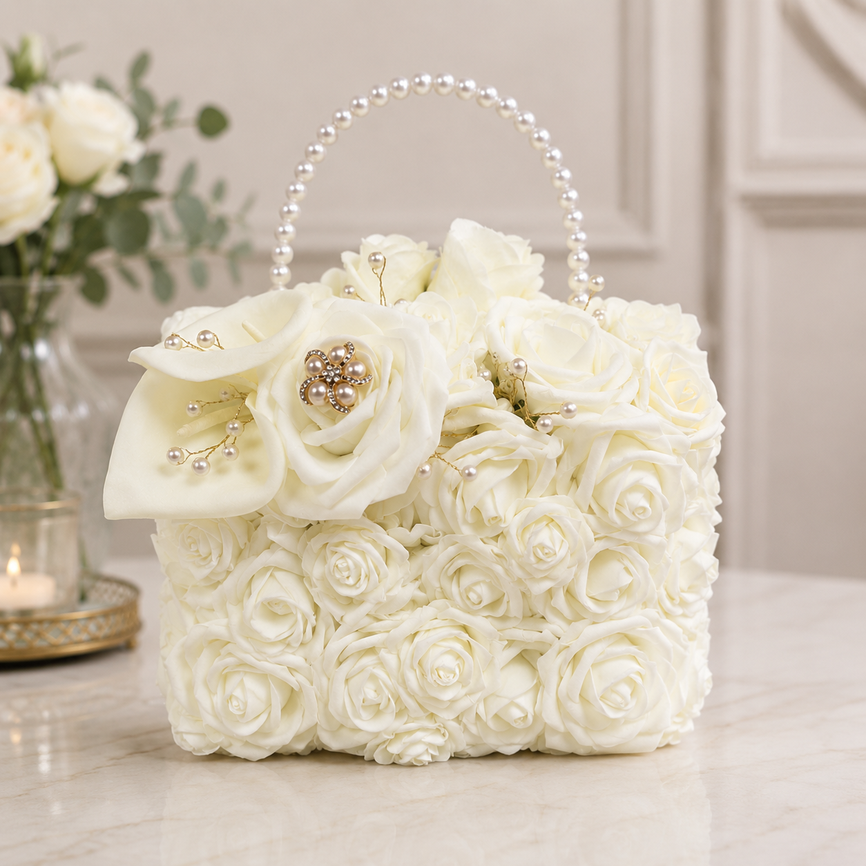 Forever Rose Purse Bouquet