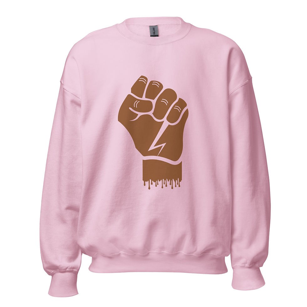 Thumbnail: BLM Fist drip graphic sweatshirt