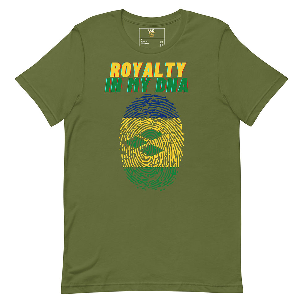 Thumbnail: Men's St Vincent & The Grenadines DNA Slogan Thumbprint t-shirt