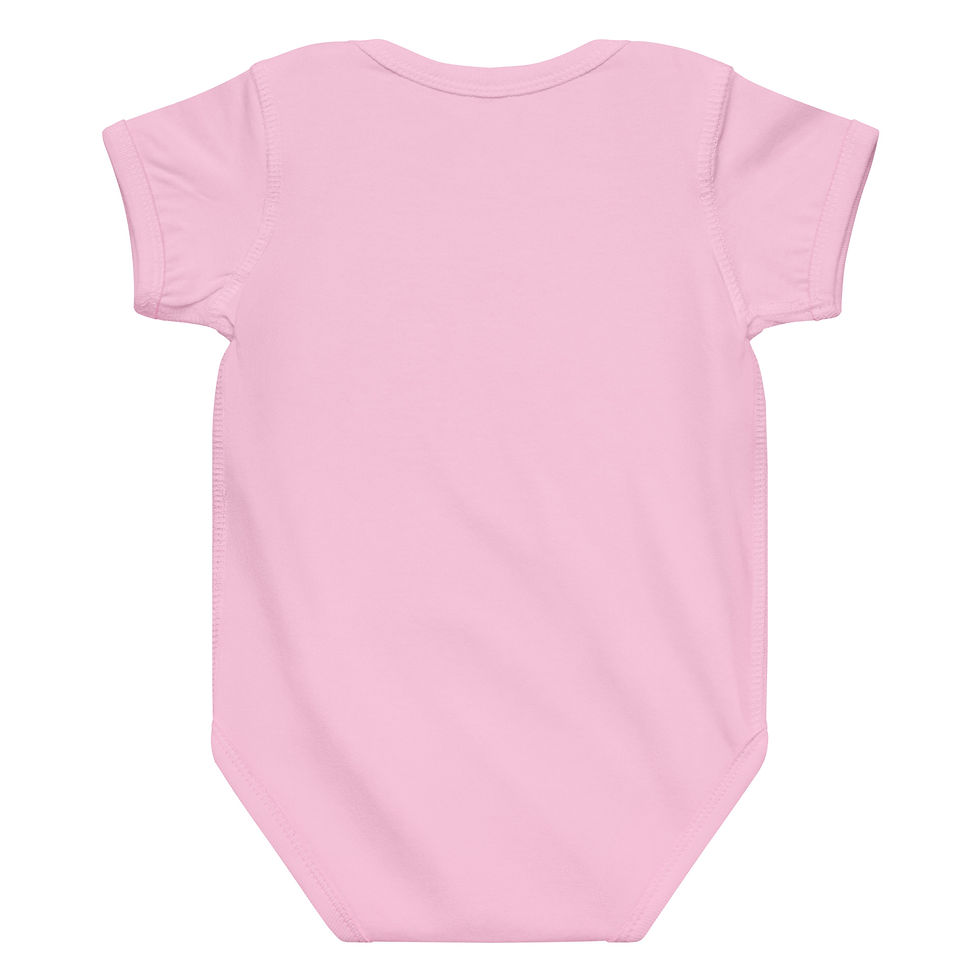 Thumbnail: Baby Belize Flag Brush Graphic jersey bodysuit