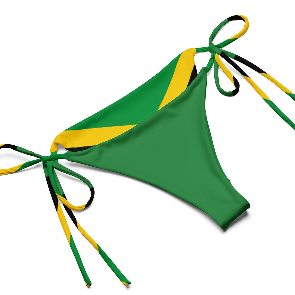 Thumbnail: Jamaica Flag String Bikini Set