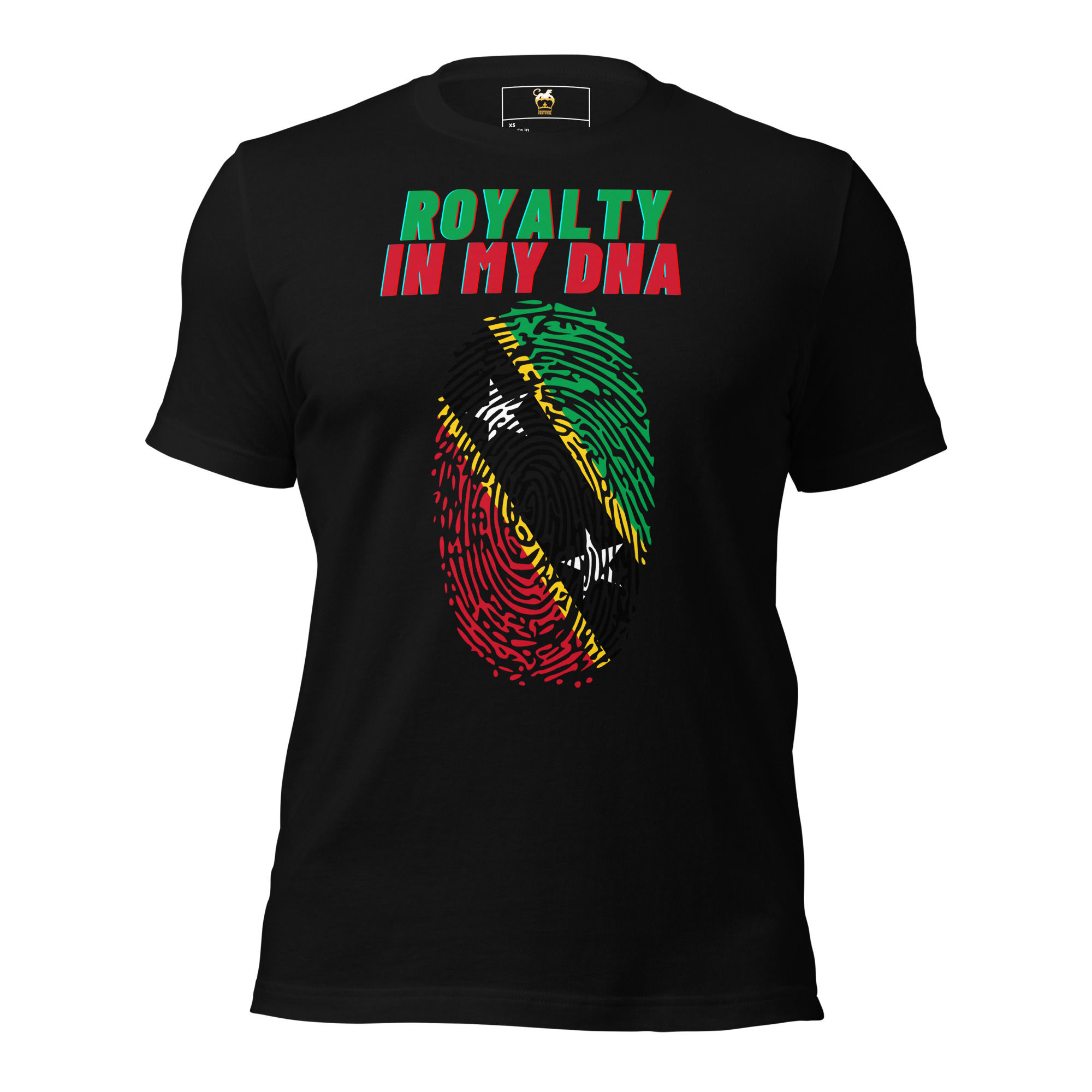 Women's St Kitts & Nevis DNA Slogan Thumbprint t-shirt