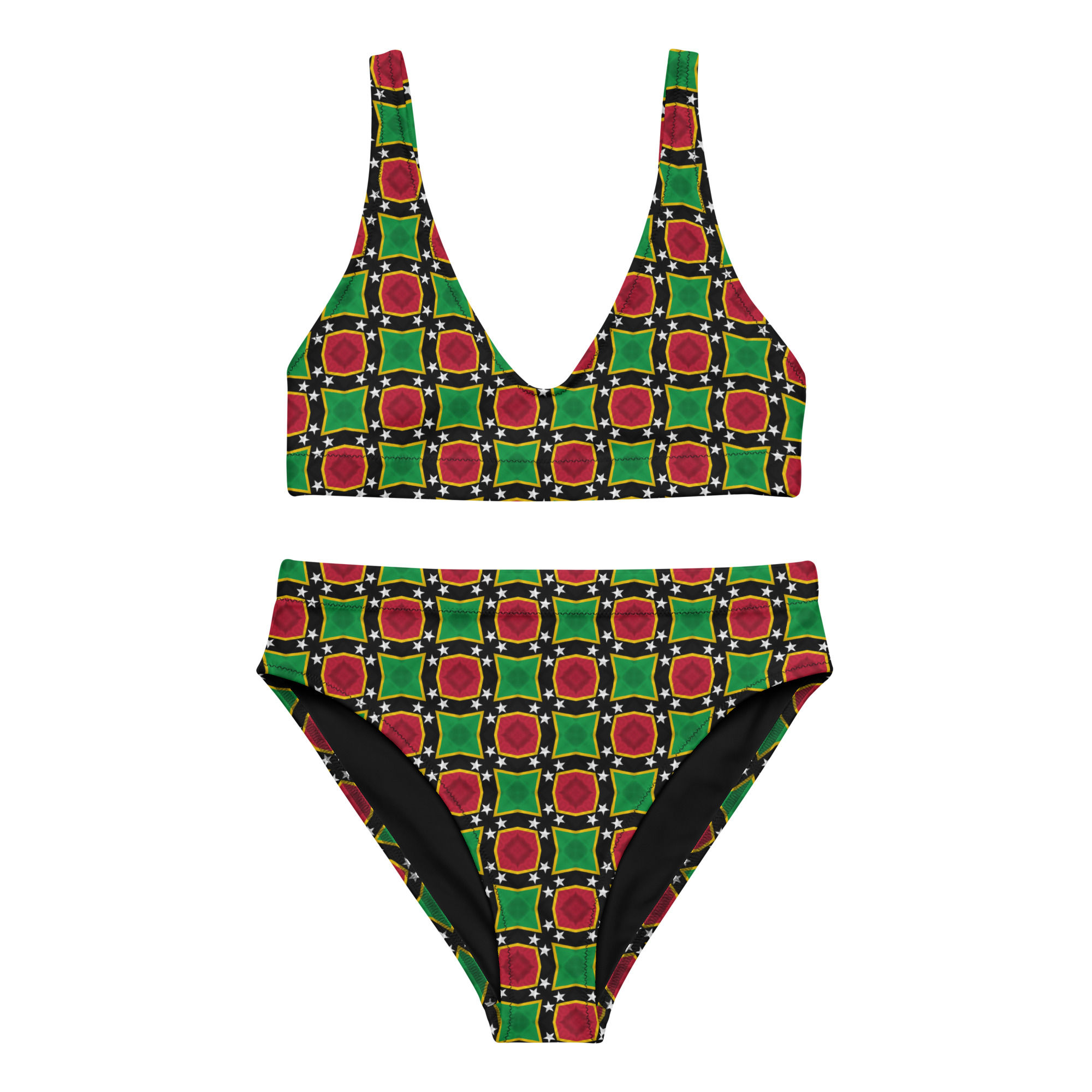 Twin Peaks – St. Kitts & Nevis High-Waisted Bikini Set