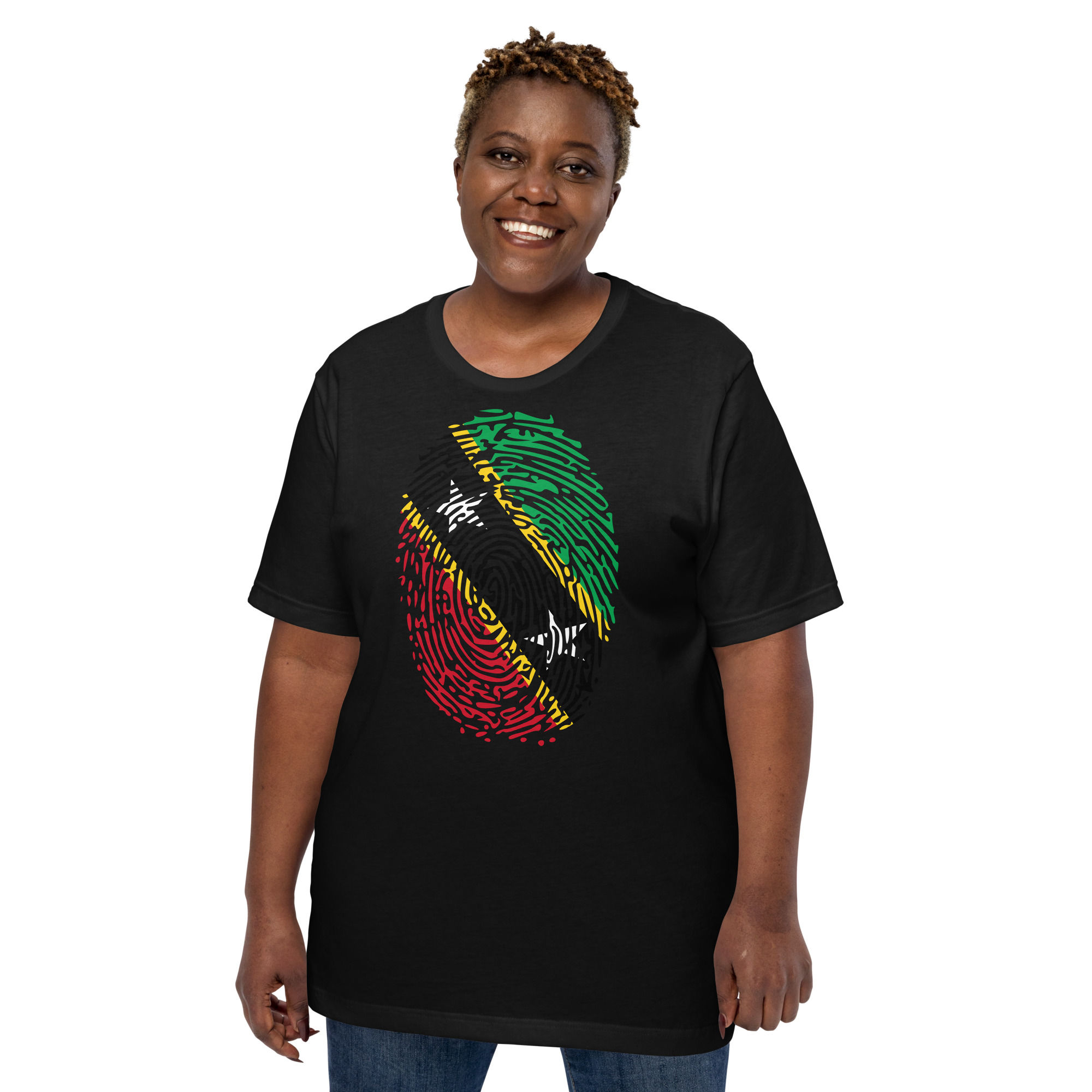Women's St Kitts & Nevis Thumbprint t-shirt