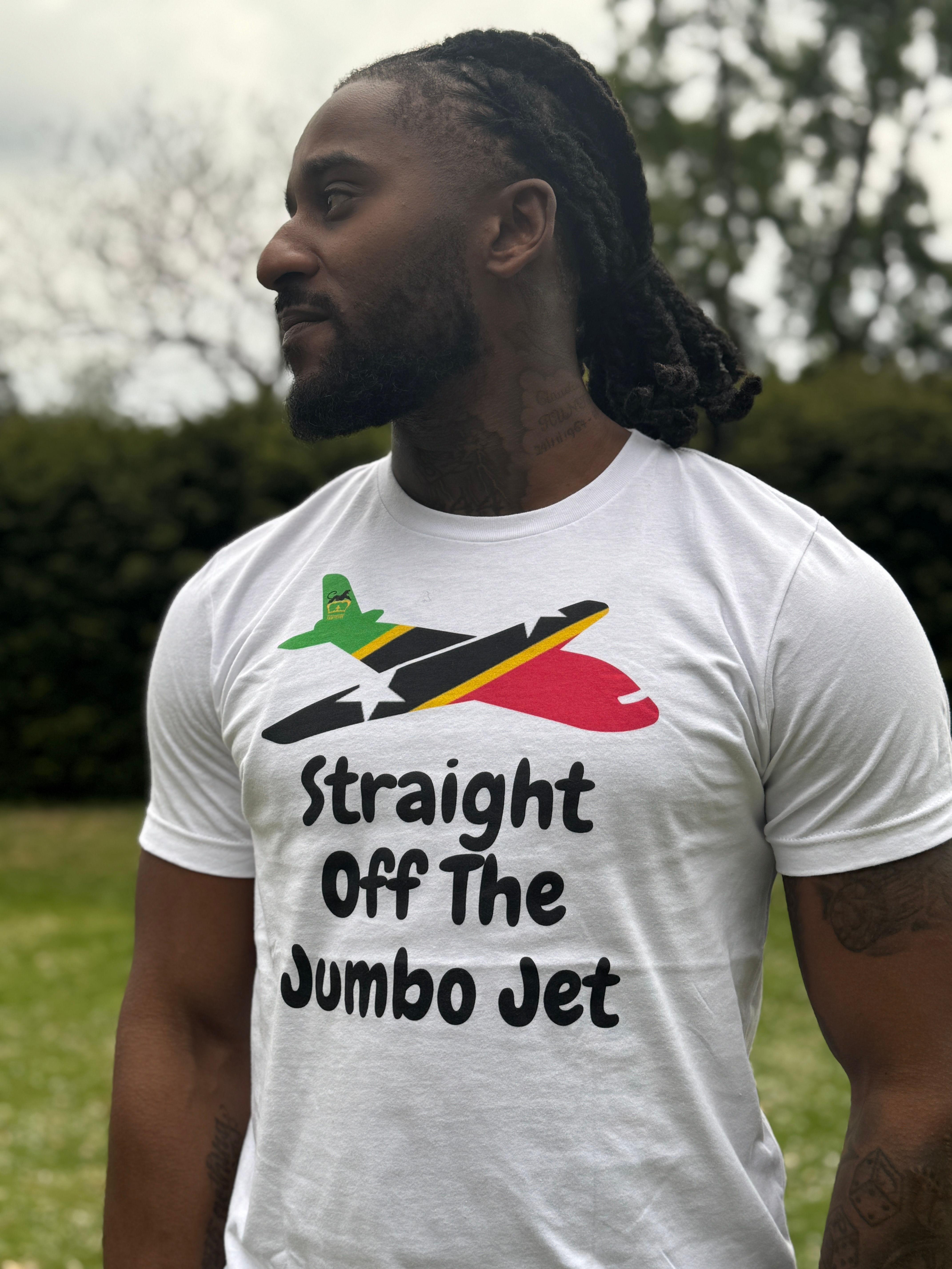 St Kitts & Nevis Straight of the' graphic t-shirt