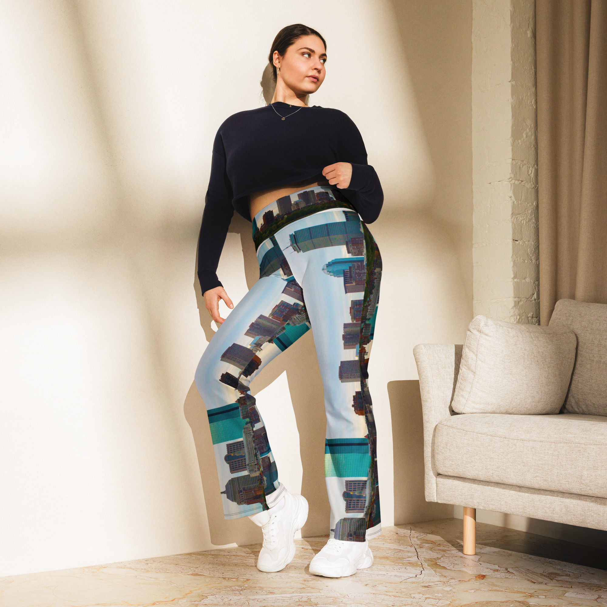 Boston Skyline Flare leggings