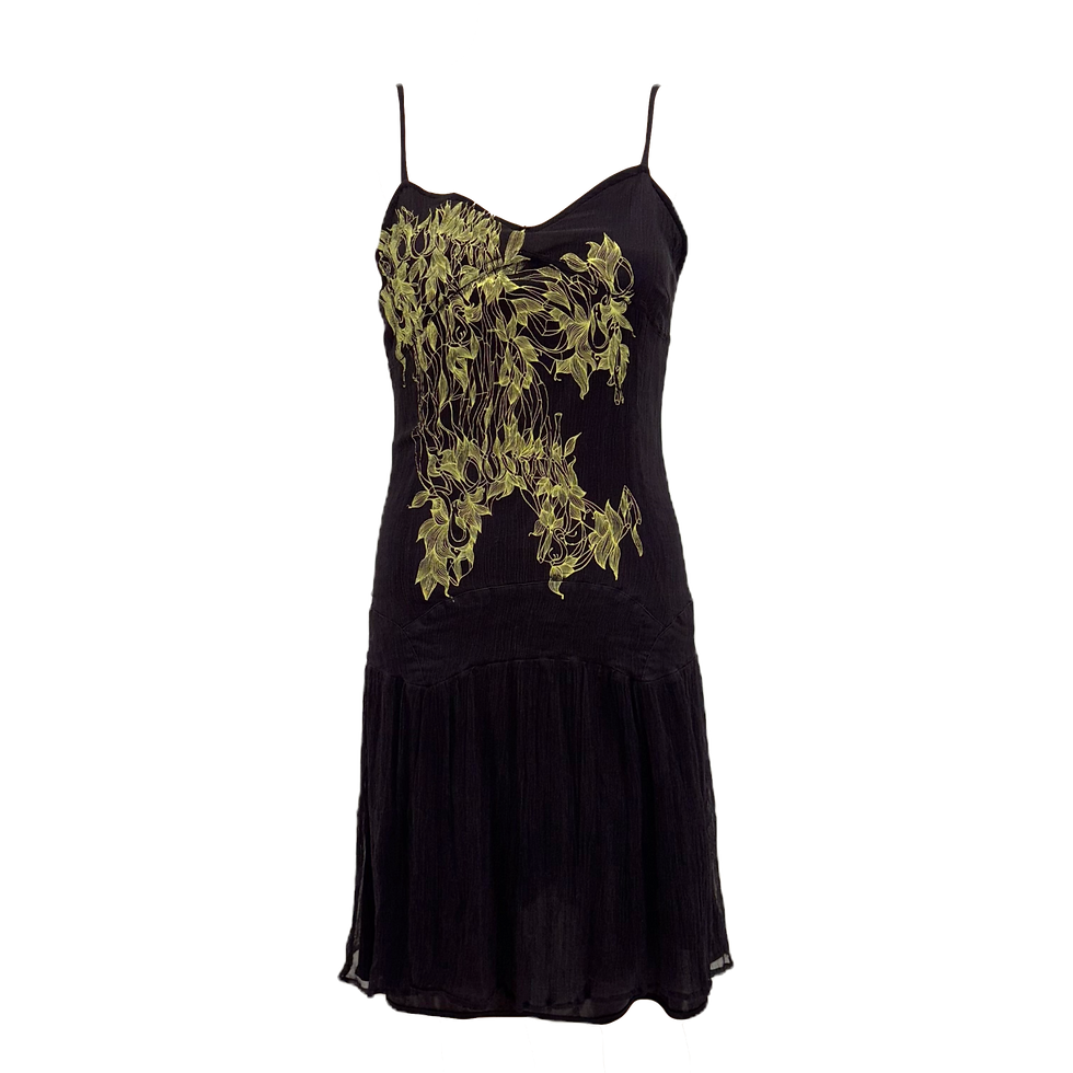 DIESEL AUBERGINE CREPE DRESS