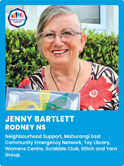 Jenny Bartlett - Rodney NS - Mahurangi East Community Emergency Network