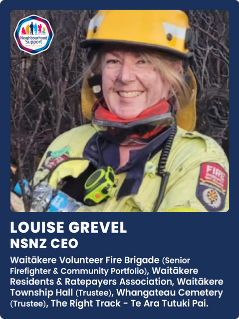 Lou Grevel (NSNZ CEO) Senior Firefighter