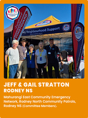 Jeff Stratton - Rodney NS - Mahurangi East Community EMergency Network + CPNZ