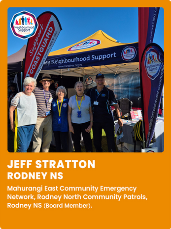 Jeff Stratton - Rodney NS - Mahurangi East Community EMergency Network + CPNZ