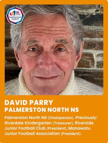 David Parry - Palmerston North NS Chairperson + Football Club President