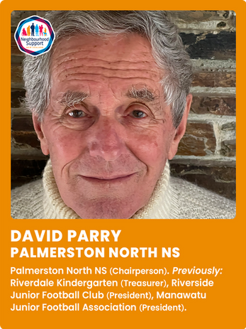 David Parry - Palmerston North NS Chairperson + Football Club President