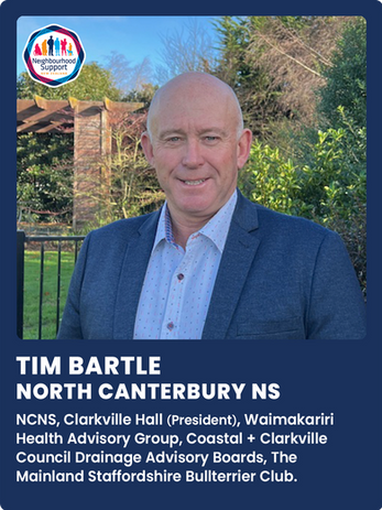 Tim Bartle - NS North Canterbury - Clarkville Hall President