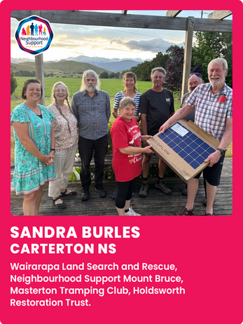 Sandra Burles - Carterton - Wairarapa Land Search & Rescue