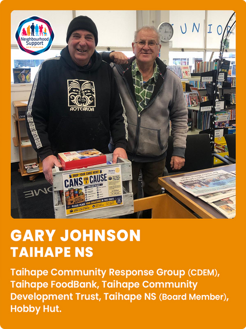Gary Johnson - Taihape - Community Response Group (CDEM)