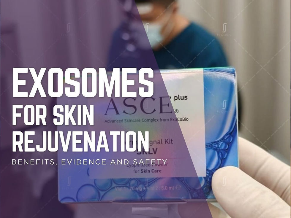 Exosomes for skin rejuvenation at RJ Clinic