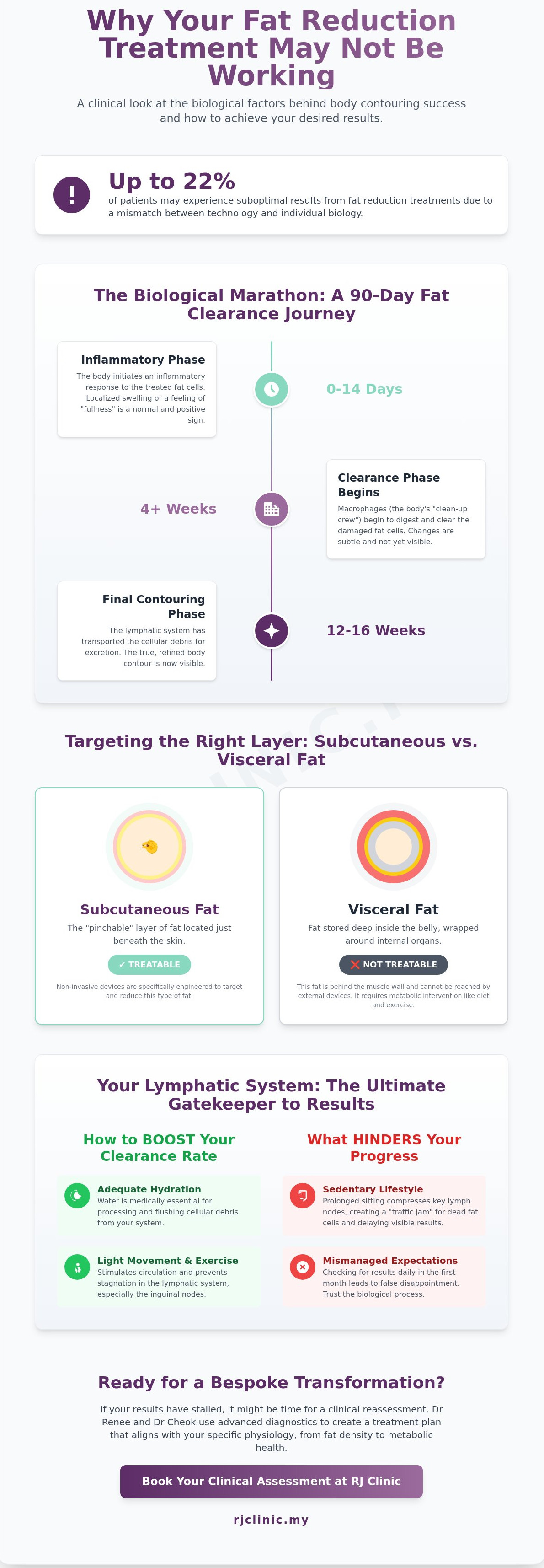 Fat reduction treatment not working