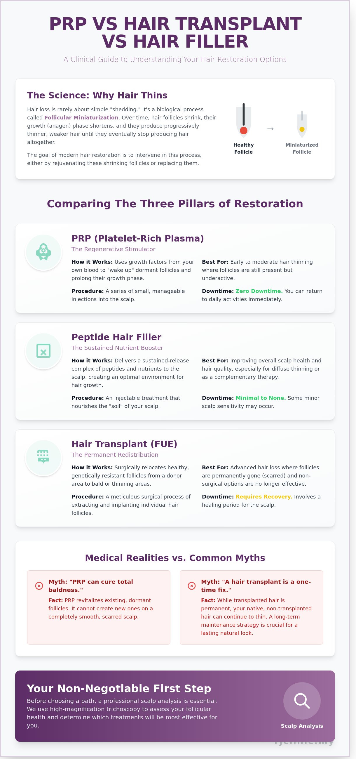 Prp vs hair transplant vs hair filler
